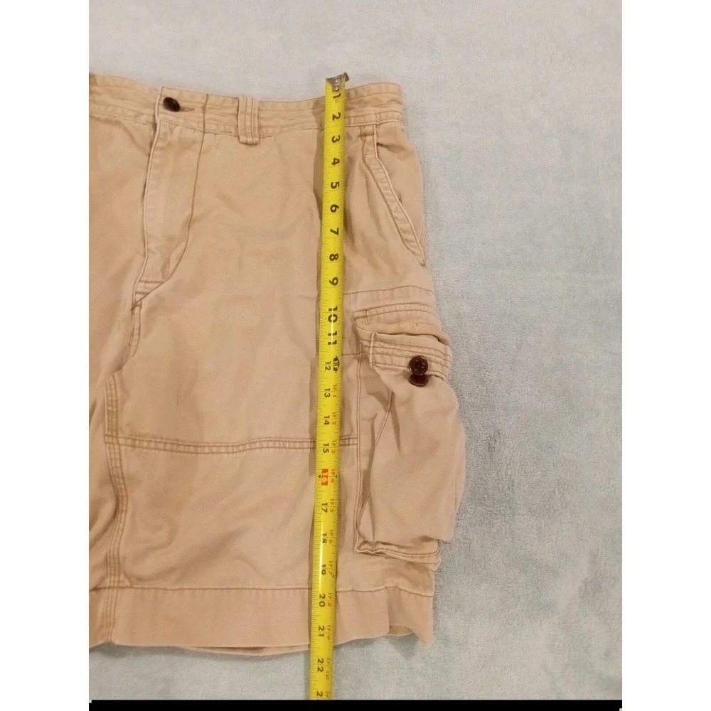 2 Mens Polo Ralph Lauren Y2k‎ Cargo Chino Khaki Shorts Size 38